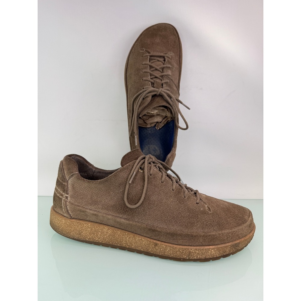 Birkenstock Shoes Mens 40 Brown Suede Low Top Casual Minimal Gorpcore Streetwear